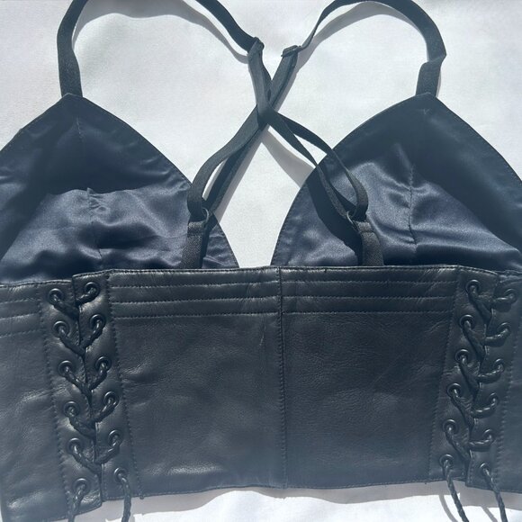 Leather Bra Top - Picture 6 of 7
